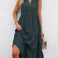 V-Neck Sleeveless Tiered Dress