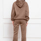 Drop Shoulder Long Sleeve Hoodie and Pants Set