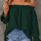 Frill Off-Shoulder Flounce Sleeve Blouse