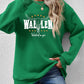 Graphic Round Neck Dropped Shoulder Sweatshirt