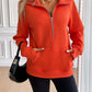 Ivy Lane Half Zip Raglan Sleeve Sweatshirt