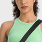 Racerback Cropped Sports Tank