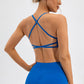 Crisscross Spaghetti Strap Active Cami