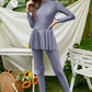 Mock Neck Long Sleeve One-Piece Swimwear