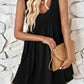 Plunge Wide Strap Mini Tank Dress