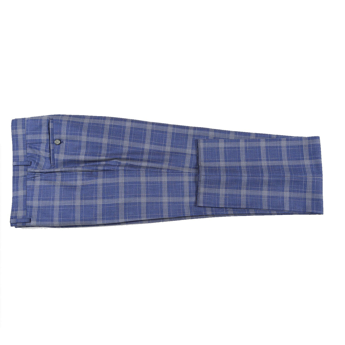 82-60-400EL Blue with Marigold Check Suit