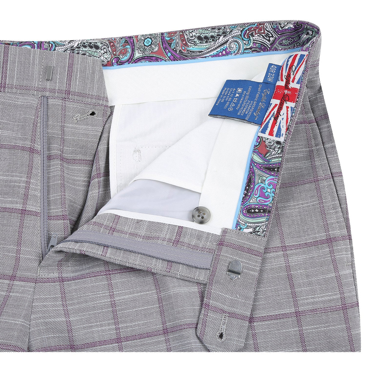 12-60-092EL White Check Suit