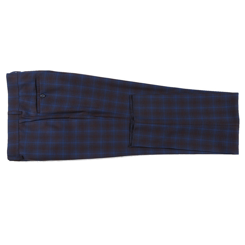 82-55-470EL Navy with Burgundy Check Suit