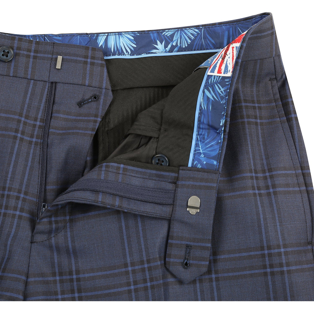 12-53-093EL Grey Check Suit