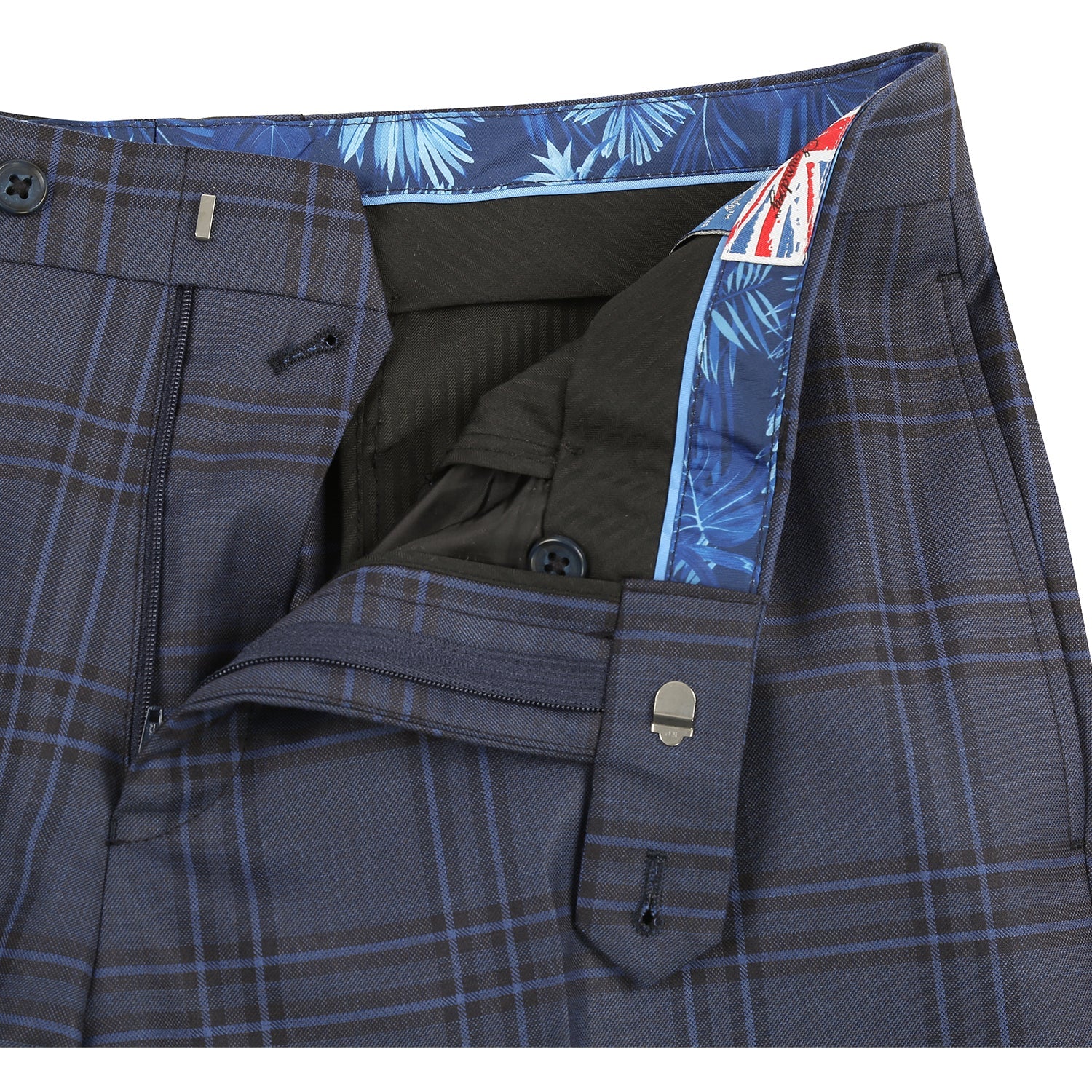 12-53-093EL Grey Check Suit