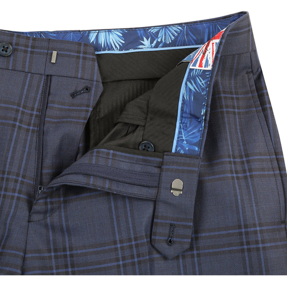 12-53-093EL Grey Check Suit