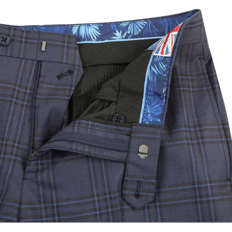 12-53-093EL Grey Check Suit