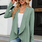 Open Front Long Sleeve Cardigan