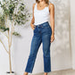 BAYEAS Cropped Straight Jeans