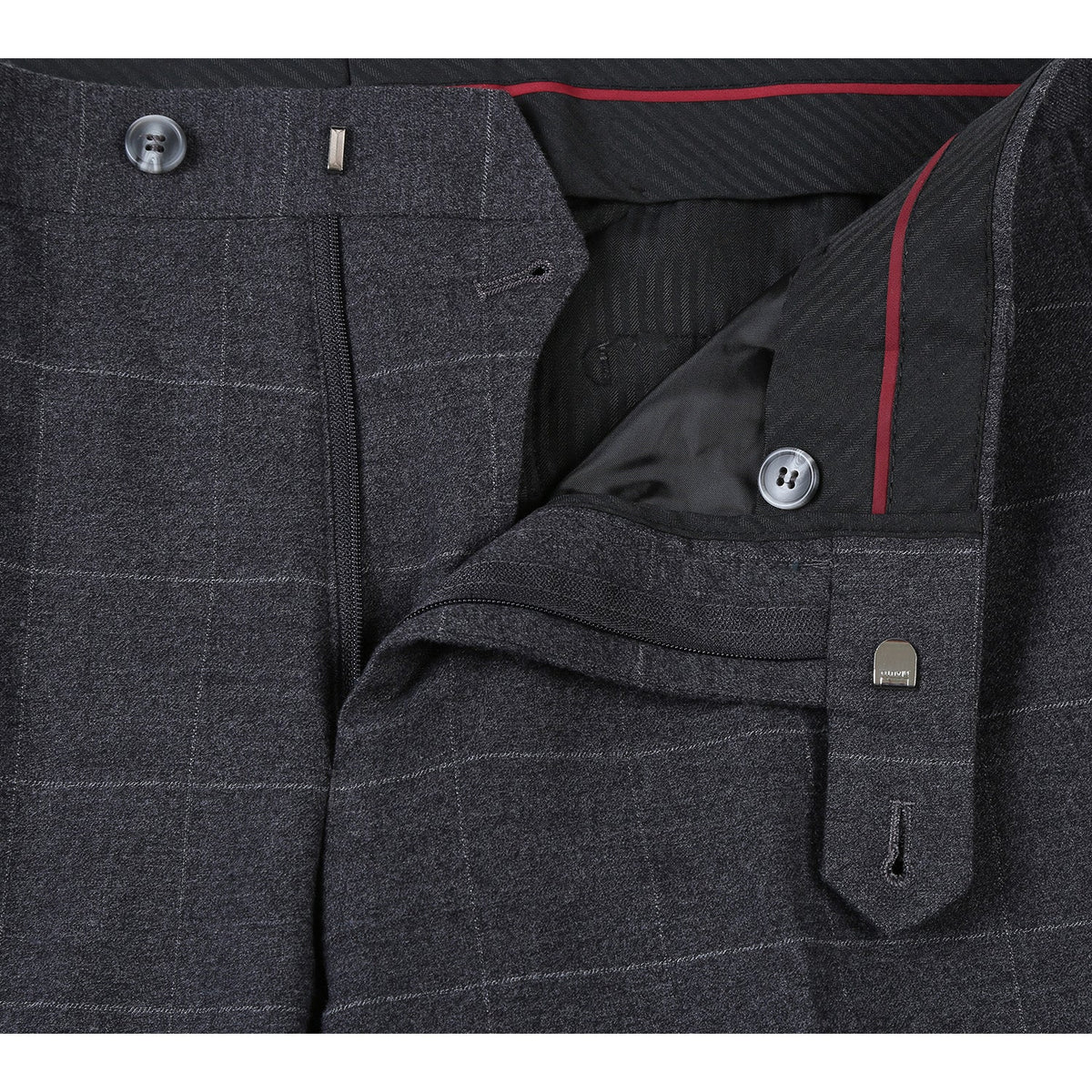 293-31 Men's New Slim Fit Checked Suits