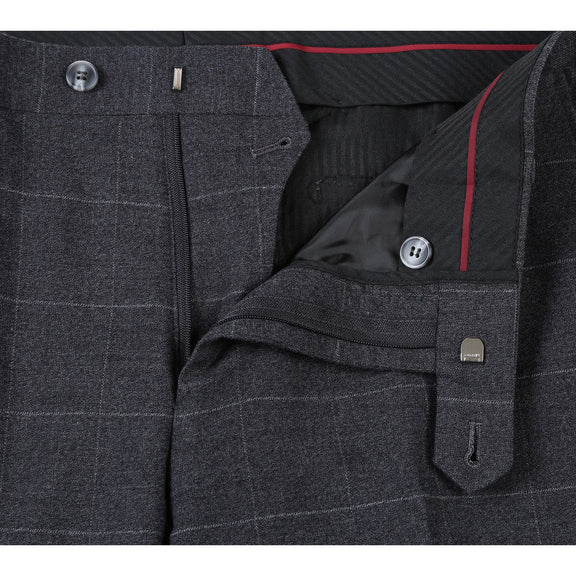 293-31 Men's New Slim Fit Checked Suits