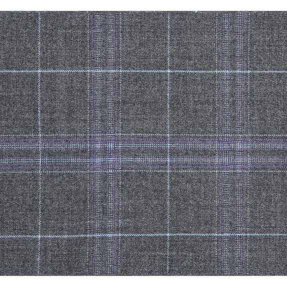 293-25 Men's Classic Fit Checked Suits