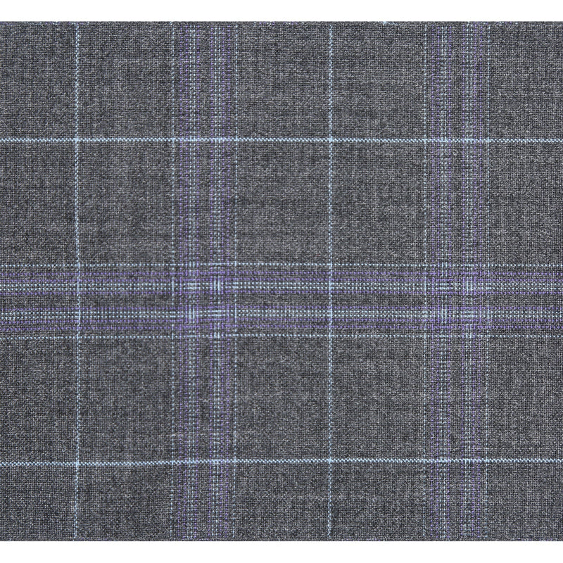 293-25 Men's Classic Fit Checked Suits