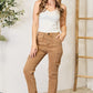 Risen Full Size High Waist Straight Jeans with Pockets