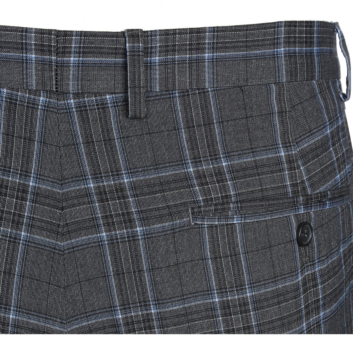 293-28 Men's Slim Fit Checked Suits