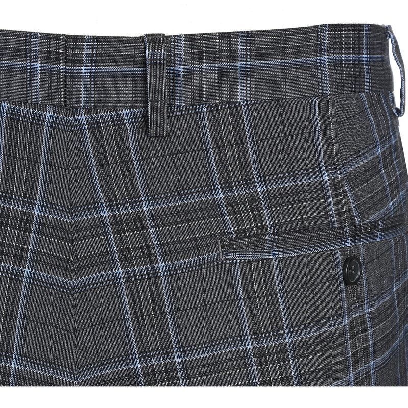 293-28 Men's Slim Fit Checked Suits