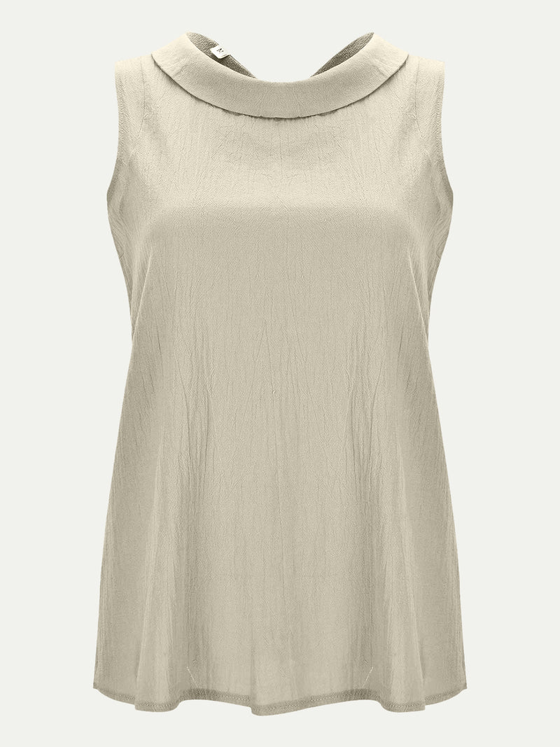 Full Size Round Neck Sleeveless Top