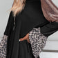 Leopard V-Neck Long Sleeve Top