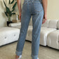 Judy Blue Full Size High Waist Cuff Hem Jeans