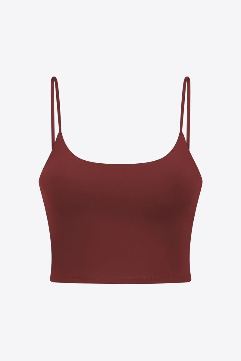 Feel Like Skin Scoop Neck Sports Cami