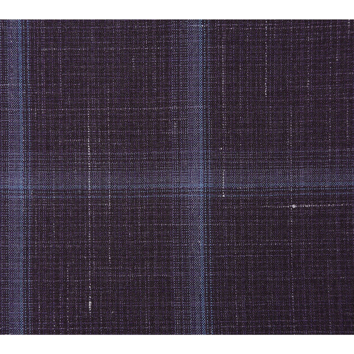 EL72-62-900 Purple Window Pane Check Wool Suit