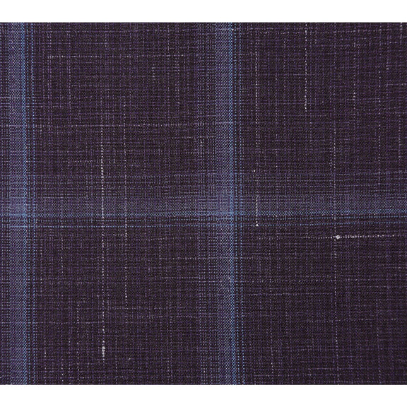 EL72-62-900 Purple Window Pane Check Wool Suit