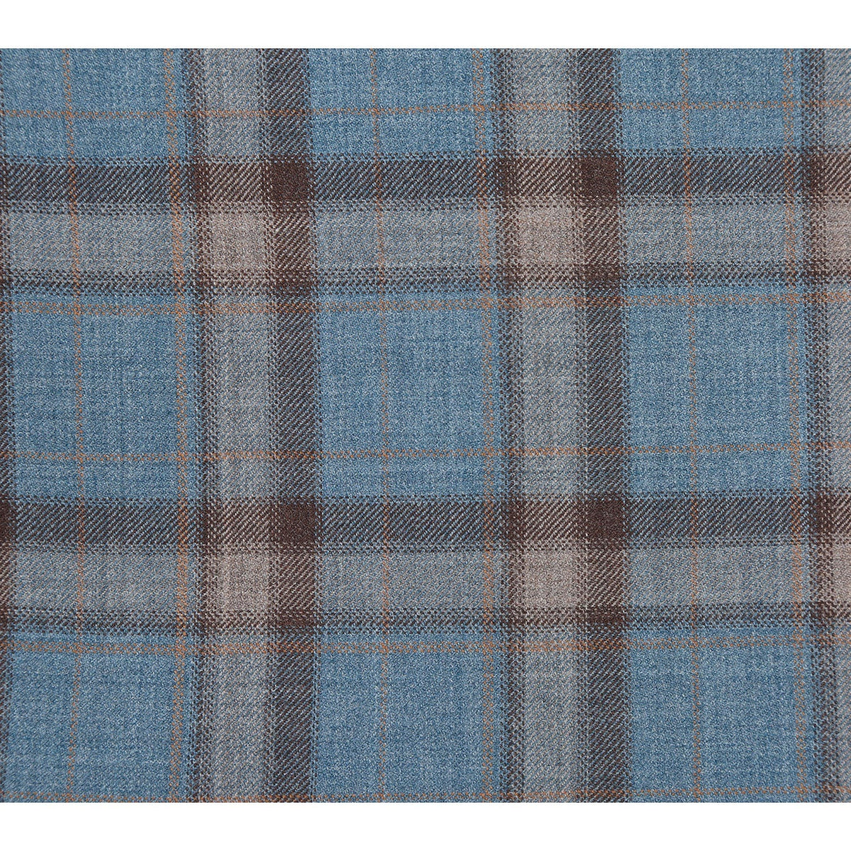 EL72-57-470 Light Gray with Bronze Stereoscopic-Grid Wool Suit