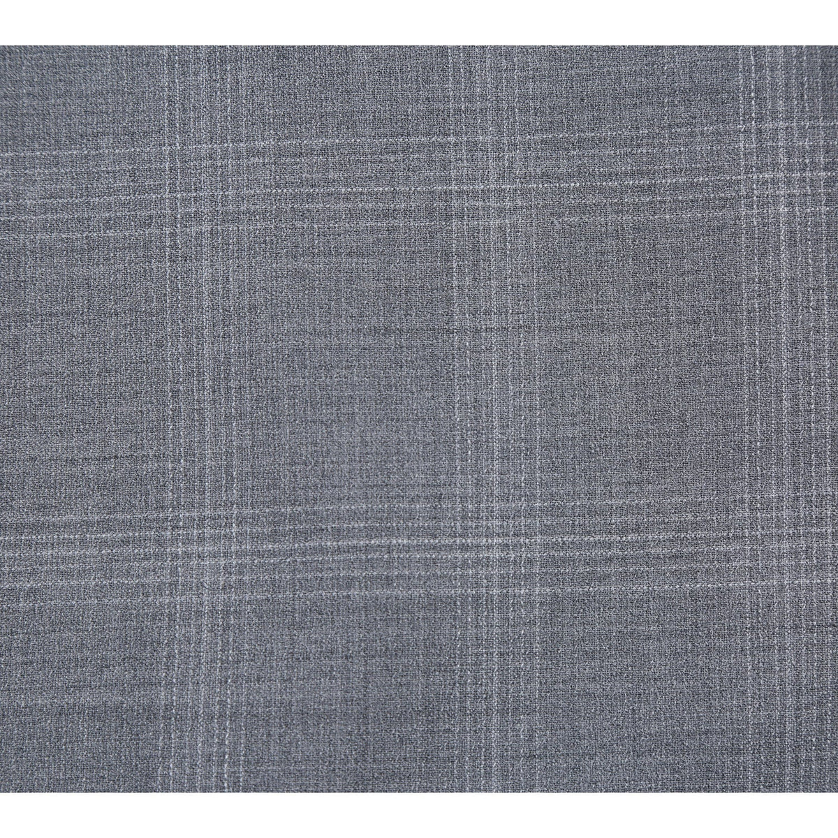 EL72-62-092 Light Gray Window Pane Check Wool Suit
