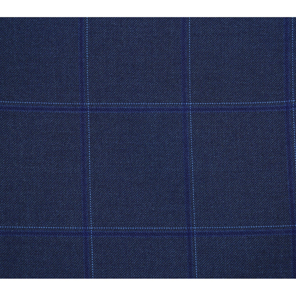 82-52-412EL Dark Blue Windowpane Check Suit