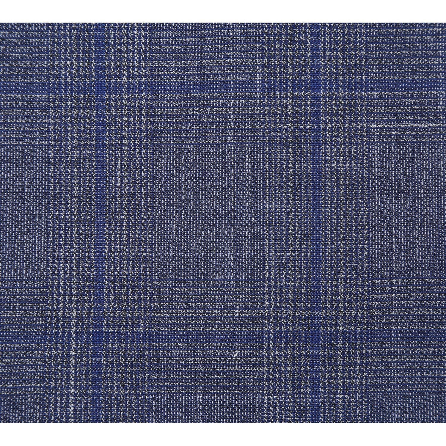 EL72-52-400 Gray with Blue Windowpane Wool Suit