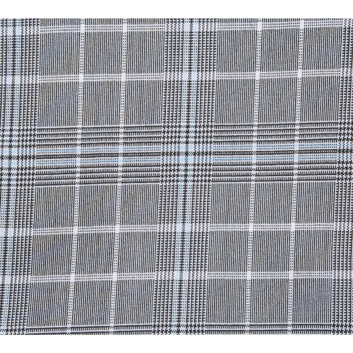 82-60-092EL White Smoke Plaid Suit