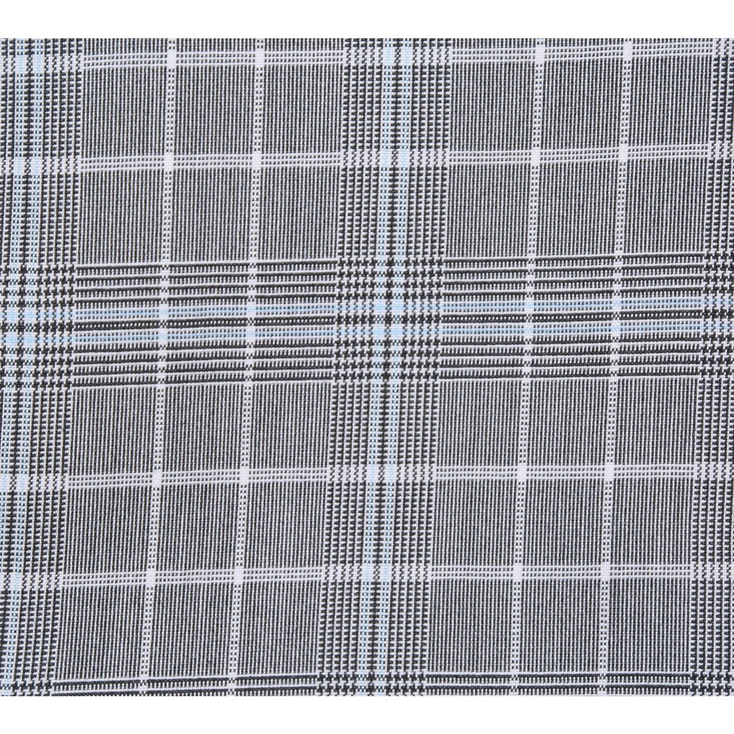 82-60-092EL White Smoke Plaid Suit