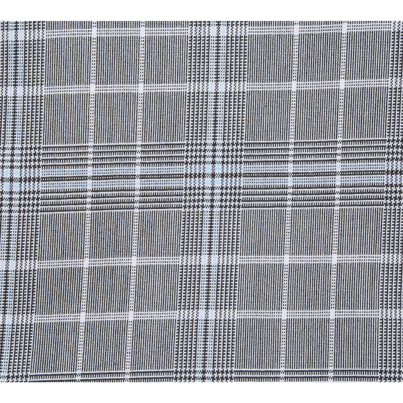 82-60-092EL White Smoke Plaid Suit