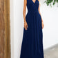 Surplice Neck Sleeveless Maxi Dress