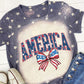 AMERICA Round Neck Short Sleeve T-Shirt