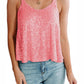 Sequin Scoop Neck Tank