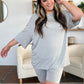 Basic Bae Bamboo Full Size Round Neck Drop Shoulder T-Shirt and Shorts Set