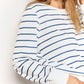 Double Take Striped Long Sleeve Round Neck Top