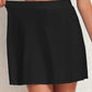 Slit Swim Skort with Pockets