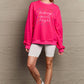 Simply Love Full Size Letter Graphic Round Neck Long Sleeve Sweatshirt