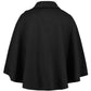 Collared Neck Cropped Cape