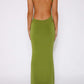 Backless Wide Strap Maxi Dress