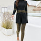 Zip Up Long Sleeve One-Piece Swimwear