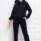 Drop Shoulder Long Sleeve Hoodie and Pants Set