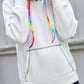 Ivy Lane Contrast Stitching Drawstring Raglan Sleeve Hoodie